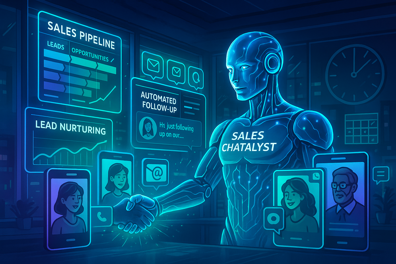 AI chatbot automation dashboard showing workflow and conversation management